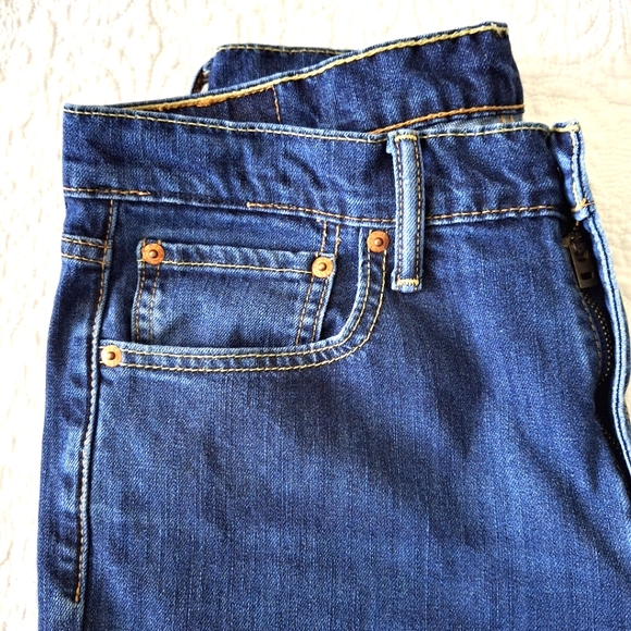 Levis 511 32W 34L Jeans Dark Wash Straight Leg - Picture 6 of 9